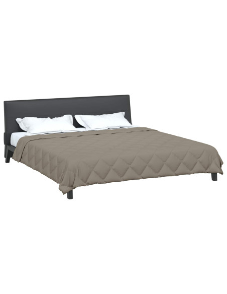 Duvet Estivo Grigio chiaro 220 x 260 cm Microfibra