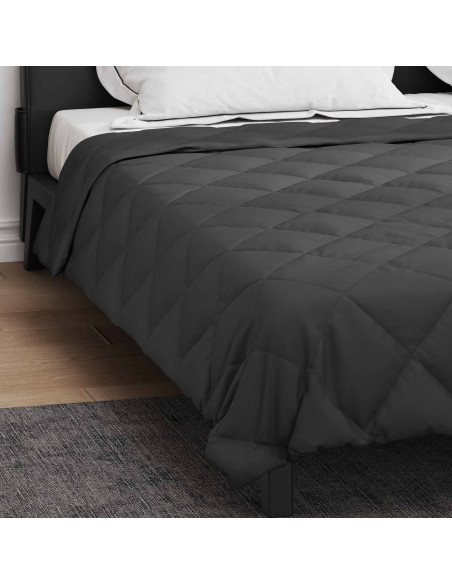 Piumone Completo Annuale Antracite 220 x 260 cm Microfibra