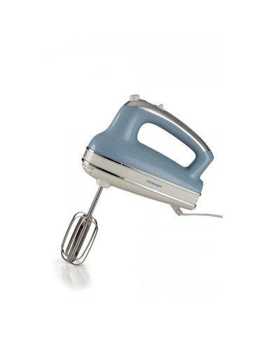 Ariete 1548 Sbattitore Vintage, 450W, 5 velocità, Funzione turbo, 2 fruste, Celeste