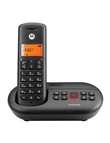 Motorola E211 Telefono DECT Identificatore di chiamata Nero