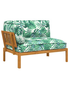 Set di divani con cuscino Foglia Motivo Foglia 133 x 92 x 69 cm