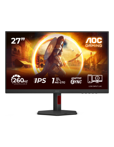 AOC G4 27G4ZR Monitor PC 68,6 cm (27") 1920 x 1080 Pixel Full HD LED Nero, Rosso