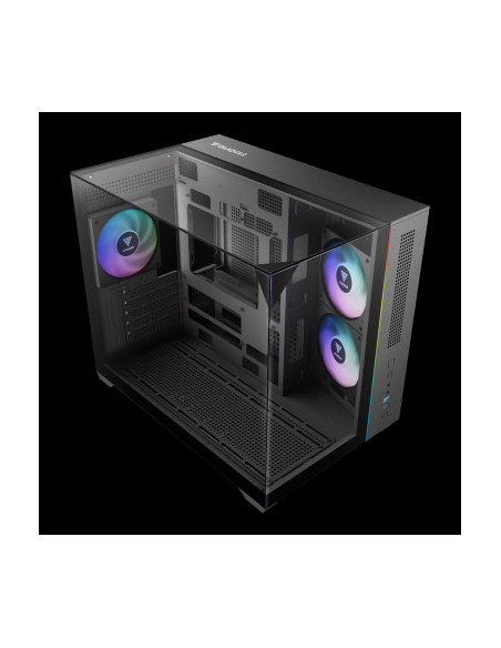 GAMDIAS CASE MICRO TOWER ATLAS M3M 3TG 3xARGB GPU 400mm