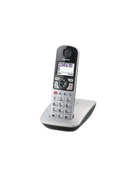 TELEFONO CORDLESS PAN TGE510 SILVER LCD 1.8/VV/BLOCC CH/COMP.APP.ACUST