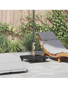 Base per ombrellone Nero 45 x 45 x 45 cm Granito