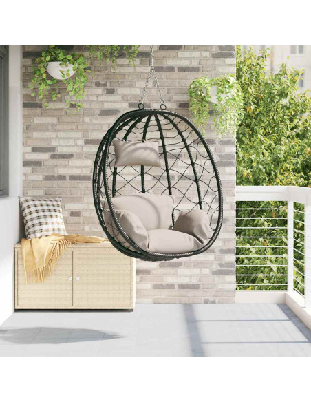 Sedia uovo sospesa Talpa 91,5 x 60 x 110 cm polyrattan