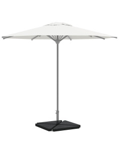 Piastre per Parasole 4 pz in Granito Triangolare 14 kg Nero