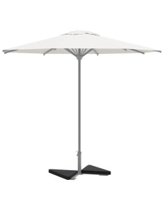 Piastre per Parasole 2 pz in Granito Triangolare 14 kg Nero