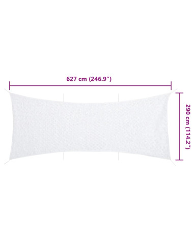 Rete Mimetica con Custodia di Conservazione 627x290 cm Bianca