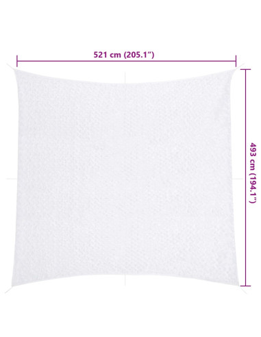 Rete Mimetica con Custodia di Conservazione 521x493 cm Bianca