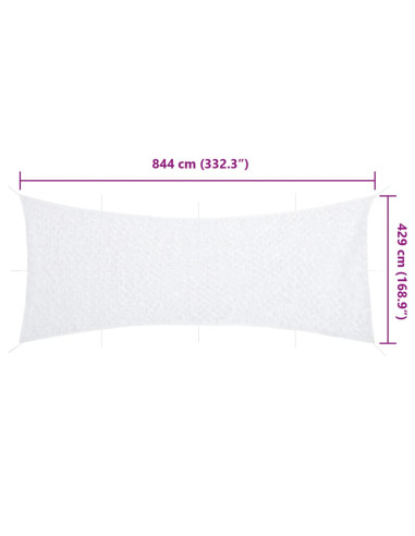 Rete Mimetica con Custodia di Conservazione 844x429 cm Bianca