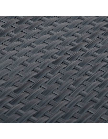 Paravento da Balcone Antracite 600x100 cm in Polyrattan