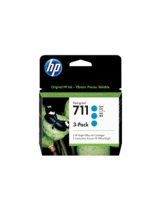 HP Confezione da 3 di cartucce inchiostro ciano DesignJet 711, 29 ml