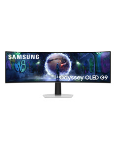 Samsung G93SD Monitor PC 124,5 cm (49") 5120 x 1440 Pixel Dual QHD OLED Argento