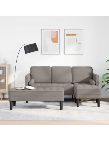 Set di divani con cuscino 2 pcs Talpa Poliestere