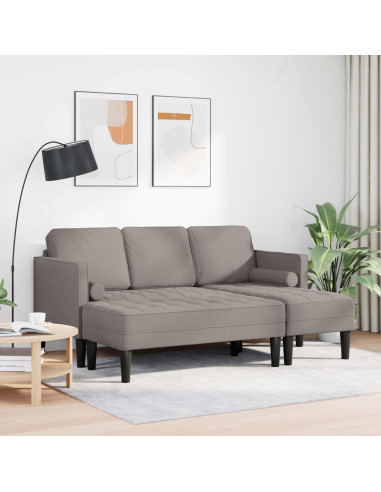 Set di divani con cuscino 2 pcs Talpa Poliestere