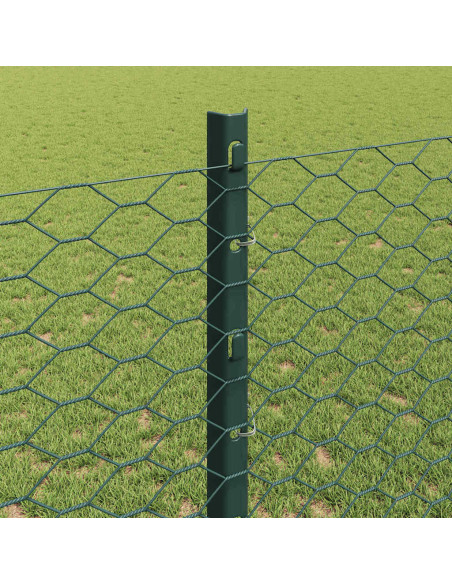 Recinzione con Posto Verde 1,2 x 25 m Acciaio