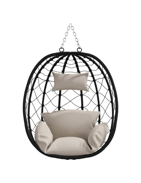 Sedia uovo sospesa Talpa 91,5 x 60 x 110 cm polyrattan