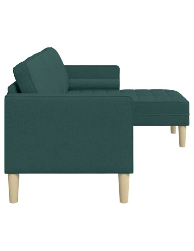 Set di divani con cuscino Verde Scuro Poliestere