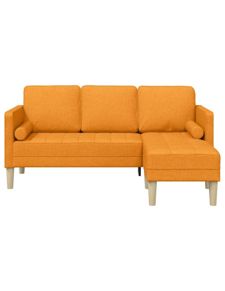 Set di divani con cuscino Giallo Scuro Poliestere