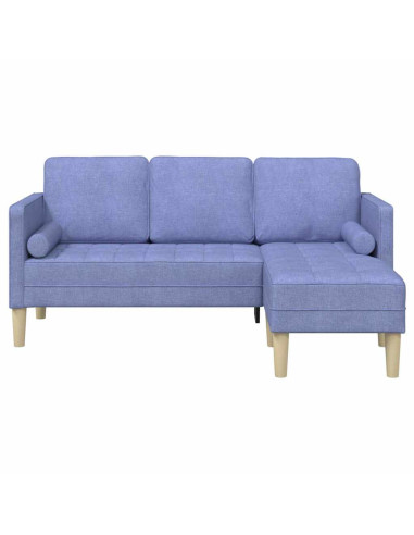 Set di divani con cuscino Blu jeans Poliestere