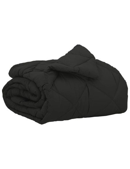 Piumone Completo Annuale Nero 200 x 140 cm Microfibra