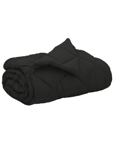 Piumone Completo Annuale Nero 200 x 200 cm Microfibra