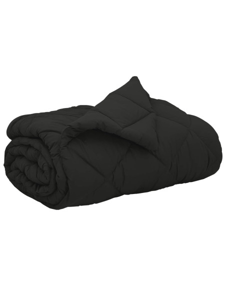 Piumone Completo Annuale Nero 200 x 200 cm Microfibra