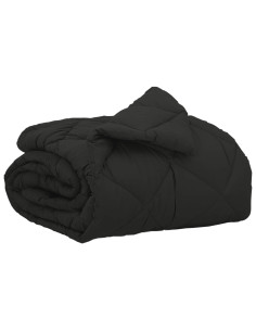 Piumone Completo Annuale Nero 220 x 155 cm Microfibra 2