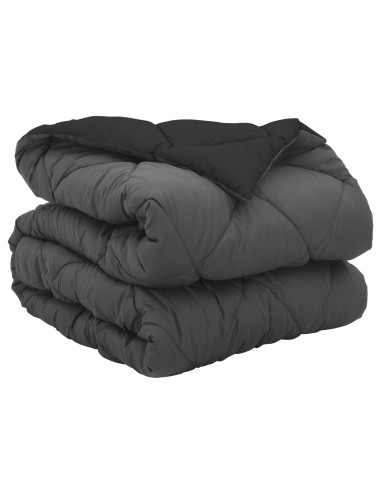 Piumone Completo Annuale Nero e antracite 200 x 140 cm