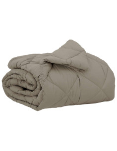 Piumone Completo Annuale Grigio chiaro 200 x 140 cm Microfibra 2