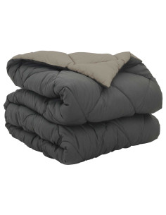 Piumone Completo Annuale Grigio chiaro e Antracite 200 x 140 cm 2