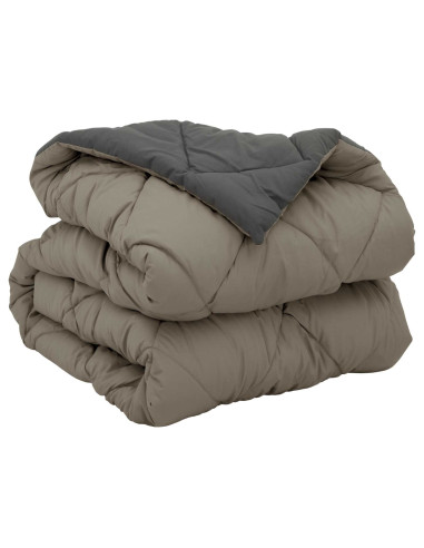 Piumone Completo Annuale Grigio chiaro e Antracite 220 x 135 cm