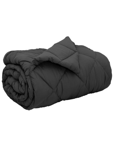 Duvet Invernale Antracite 200 x 135 cm Microfibra