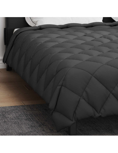 Duvet Invernale Antracite 200 x 200 cm Microfibra