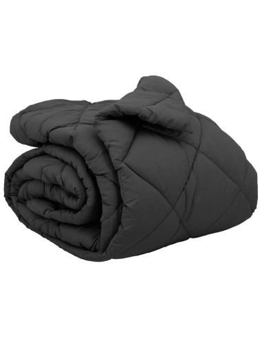 Duvet Invernale Antracite 240 x 200 cm Microfibra