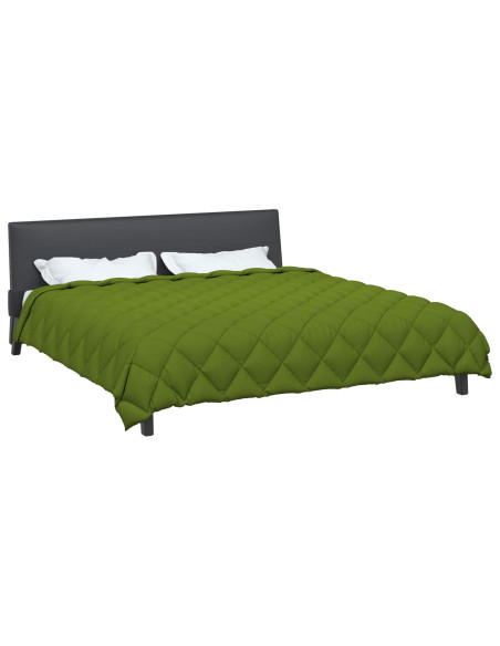 Duvet Invernale Verde 220 x 200 cm Microfibra