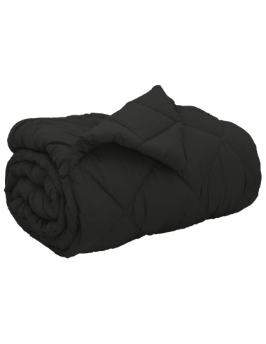 Duvet Invernale Nero 200 x 135 cm Microfibra