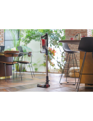 Hoover HF916BF 011 Aspirapolvere elettrica Batteria Secco EPA Senza sacchetto 0,7 L 400 W Nero, Metallico, Rosa