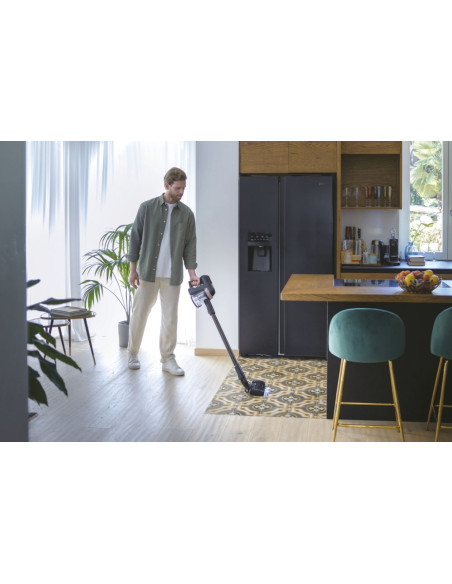 Hoover HF416BF 011 Aspirapolvere elettrica Batteria Secco Micro Senza sacchetto 0,4 L 240 W Nero, Rosa