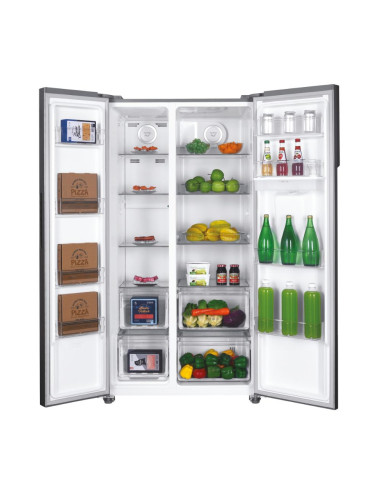 Candy CHSBSO-6174XWD frigorifero side-by-side Libera installazione 529 L E Acciaio inox
