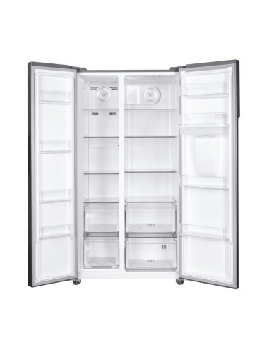 Candy CHSBSO-6174XWD frigorifero side-by-side Libera installazione 529 L E Acciaio inox