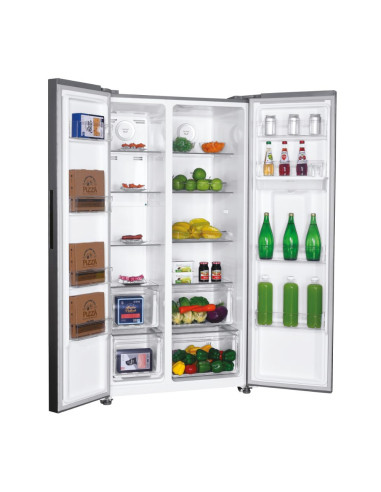 Candy CHSBSO-6174XWD frigorifero side-by-side Libera installazione 529 L E Acciaio inox