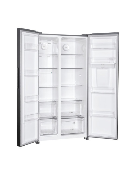 Candy CHSBSO-6174XWD frigorifero side-by-side Libera installazione 529 L E Acciaio inox