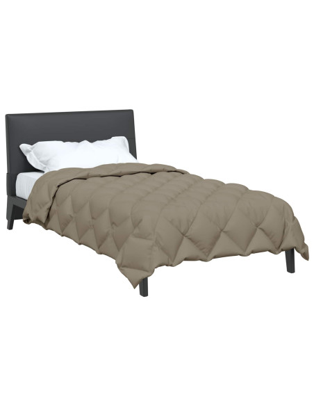 Duvet Invernale Grigio chiaro 200 x 135 cm Microfibra