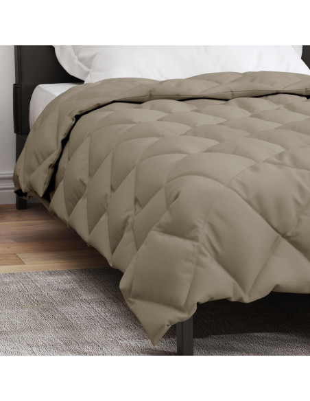Duvet Invernale Grigio chiaro 200 x 135 cm Microfibra