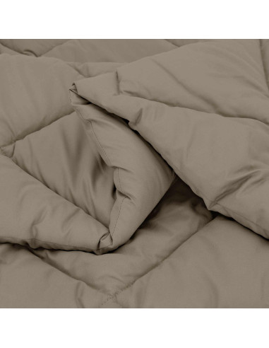 Duvet Invernale Grigio chiaro 200 x 135 cm Microfibra