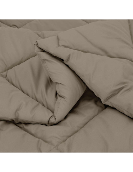 Duvet Invernale Grigio chiaro 200 x 140 cm Microfibra