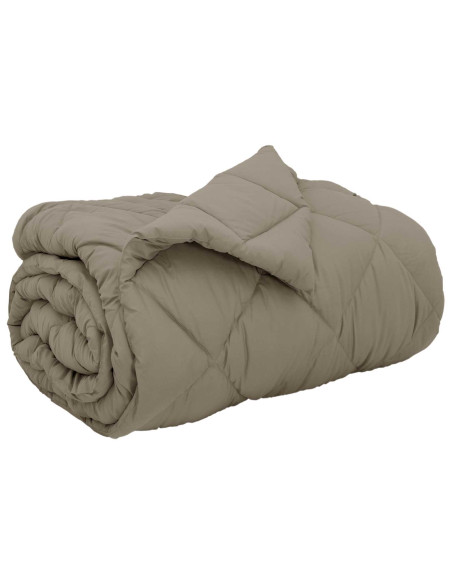 Duvet Invernale Grigio chiaro 220 x 135 cm Microfibra