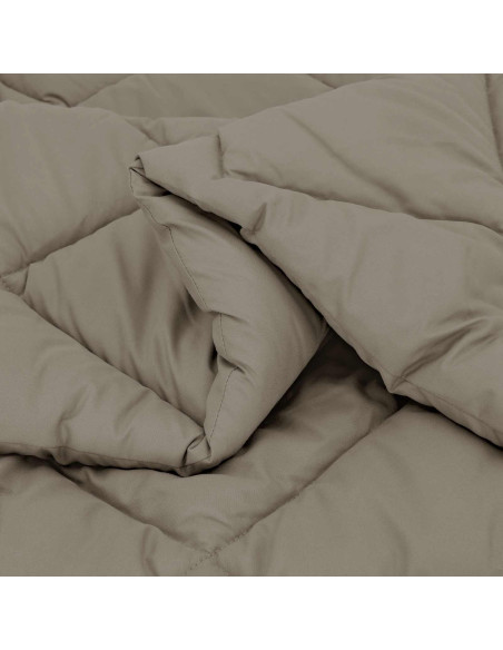 Duvet Invernale Grigio chiaro 240 x 260 cm Microfibra